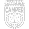 Tent Happy Camper Logo