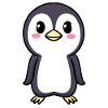 Pinguin Chibi Kawaii Emoticon