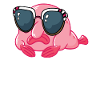 Blobfish with sunglasses