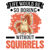 Eichhörnchen Geschenk Squirrel Grauhörnchen