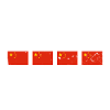 Fier drapeau chinois chinois
