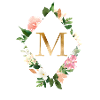 Personalisierbar Monogramm M