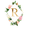 Customizable Monogram R