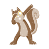 Squirrel, cool squirrel with