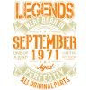 1971 September Birthday Legend