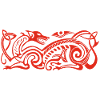 Celtic hunting dog (red)