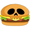 Burger skull