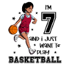 Girl plays basketball - I'