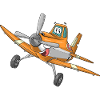 Airplane with face
