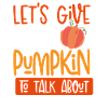 Let's give you pumpkin