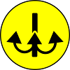 Fishing hook angler icon