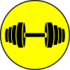 Dumbbell weight circle