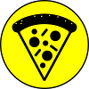 Pizza Icon Circle