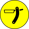 Shaving Barber Circle