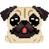 Pixel Pug Dog Lover chiot