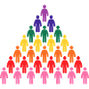 Pride group of people