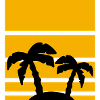 Palm Vacation Beach Pattern