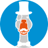 Comic Goose Sir Monokel
