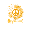 Hippie Peace Flower Power Love Peace Gift