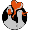 Heart 2 sweet geese