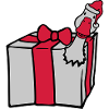 Goose bursts out of gift