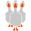 Équipe cartoon Crew Goose