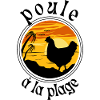 Poule à la plage