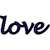 Love blau