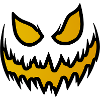Visage effrayant Halloween