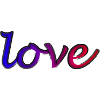 Love blaurot