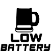 Low battery Beer (Black)