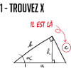 Trouver x