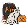Cute Burmilla Halloween Cat