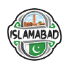 Islamabad Pakistan Bandiera Souvenir di viaggio Distintivo Stam