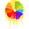 bunte Frucht,orange,bunt,graffiti,LGBT
