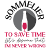 Sommelier Wine Drinking Tasting