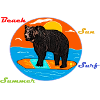 Surfing Bear