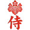Samurai emblem of the Toyotomi clan (red)