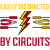 Distracted by Circuits Ironic Electrician