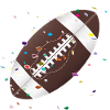 American Football Confetti