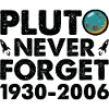 Never Forget Pluto Funny Planet Pluto
