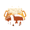 Durst Football Beer Down