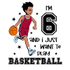 Boy plays basketball - I'm 6