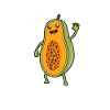 Kawaii Comic Papaya