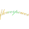 flowerpower grüngelb