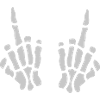 Os du majeur 2 mains