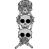 3 Skull Monkey Proverb