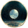 A circle in a circle