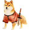Shiba Inu Samurai