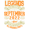 2022 September Birthday Legend